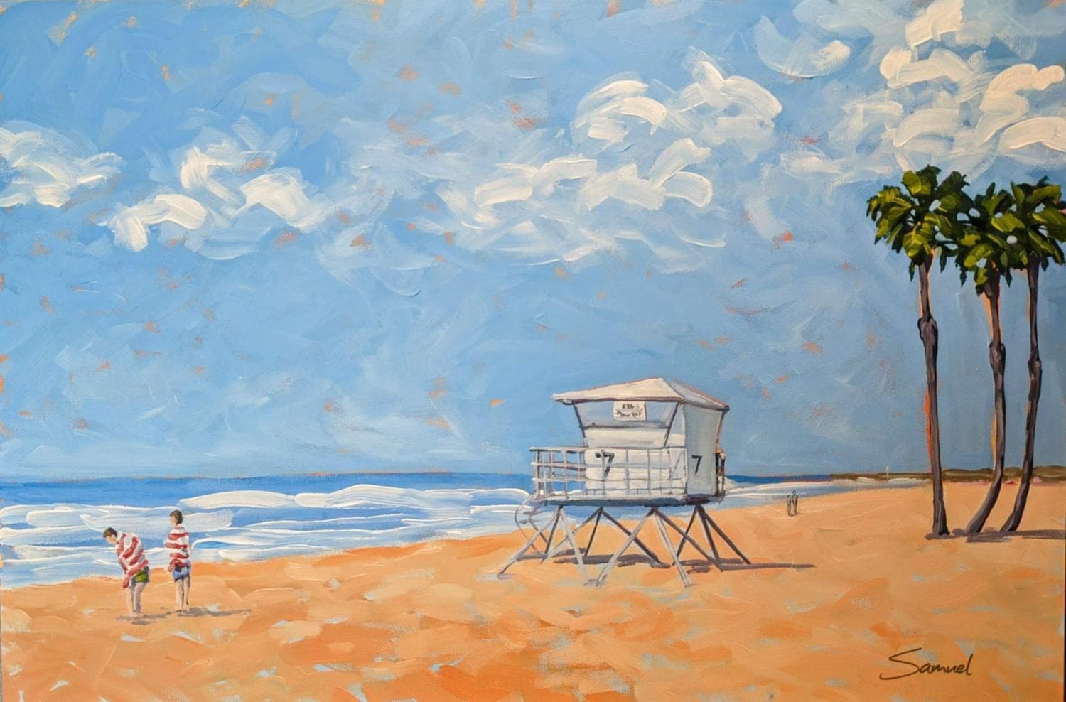 Oceanside lifeguard tower