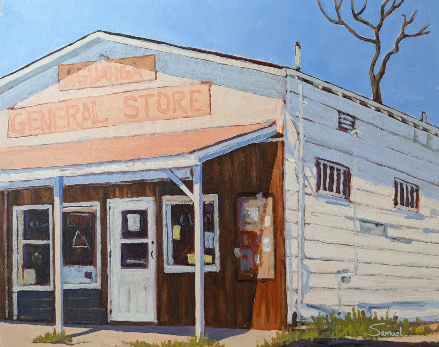 General store in Aguanga baking in the sun