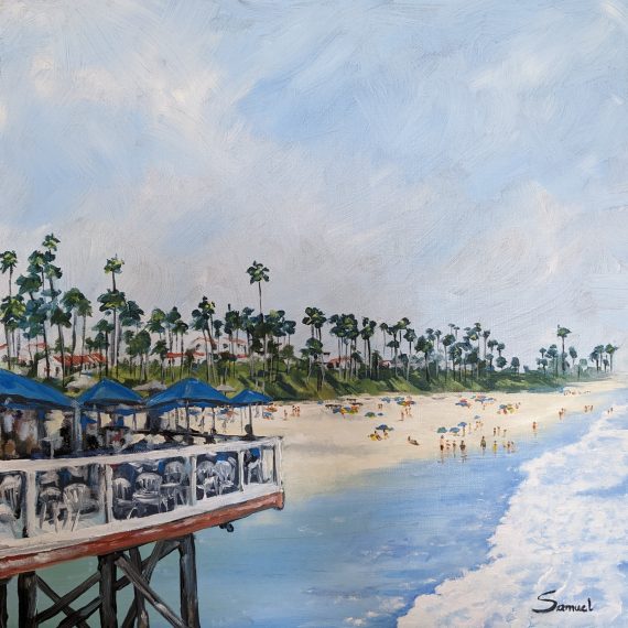 San Clemente pier beach view – GUME